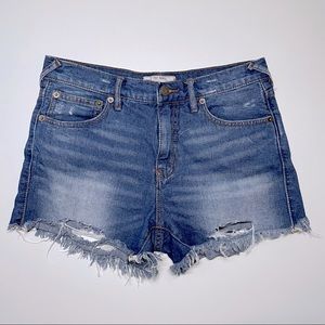 Free People cutoff shorts, size 27